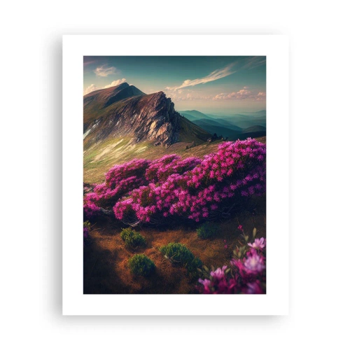 Affiche - Poster - L'été à la montagne - 40x50 cm