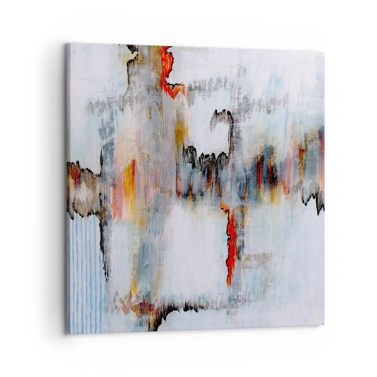 Impression sur toile - Image sur toile - Un bâton sur l'eau - 50x50 cm