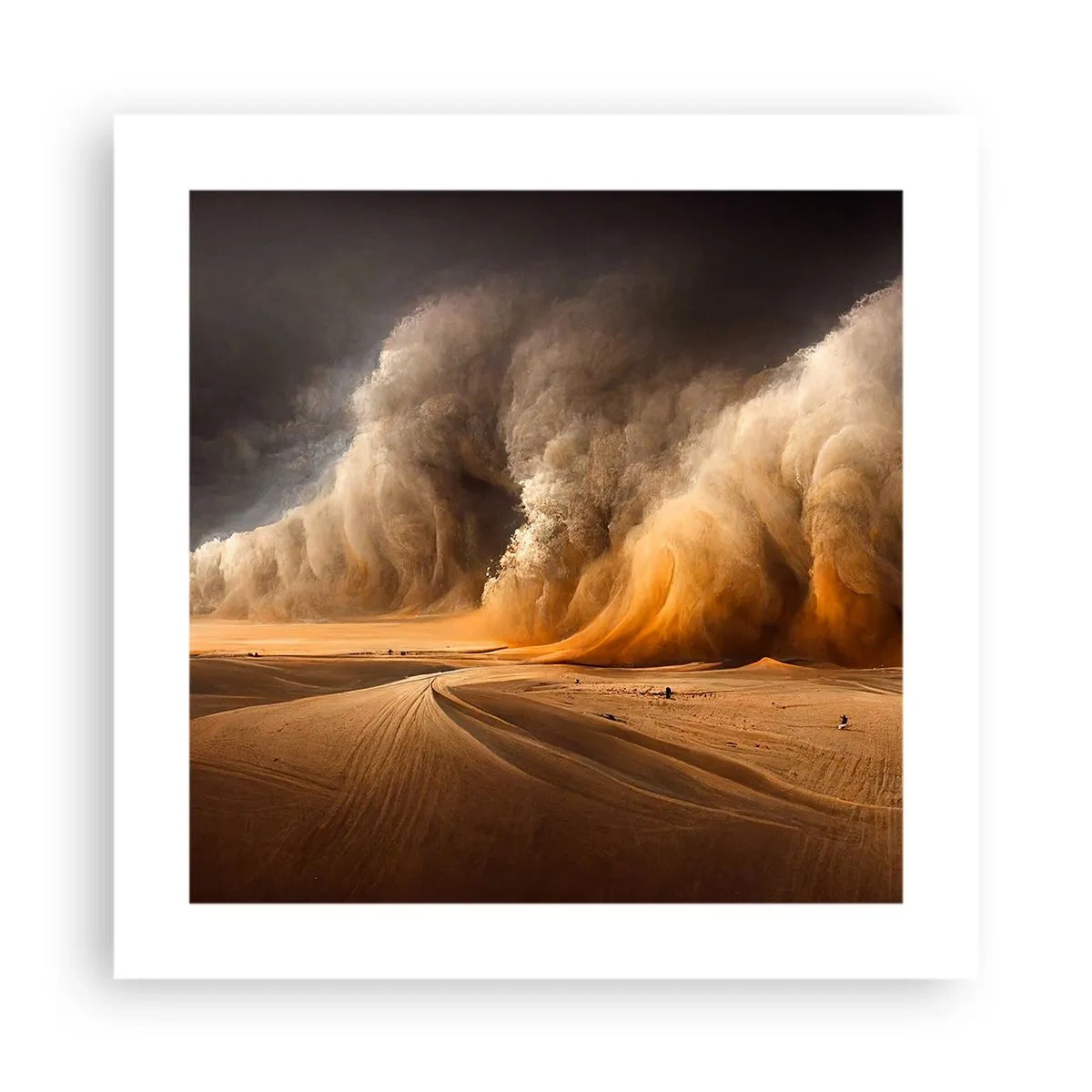 Affiche - Poster - La colère du désert - 40x40 cm