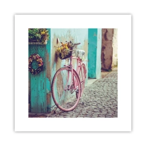 Affiche - Poster - Je reviens tout de suite - 30x30 cm