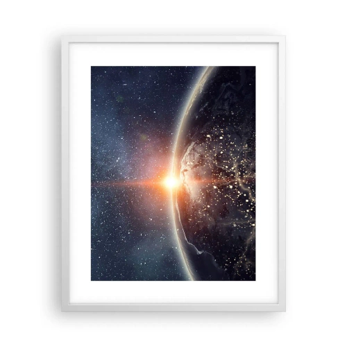 Affiche dans un cadre blanc - Poster - Dans une nouvelle perspective - 40x50 cm