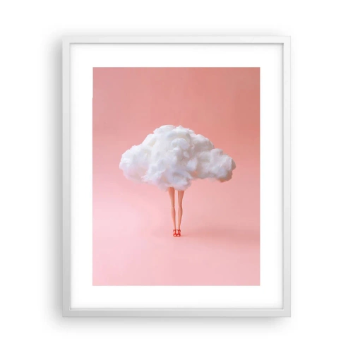 Affiche dans un cadre blanc - Poster - Douce promesse - 40x50 cm