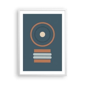 Affiche dans un cadre blanc - Poster - Essence des choses - 50x70 cm