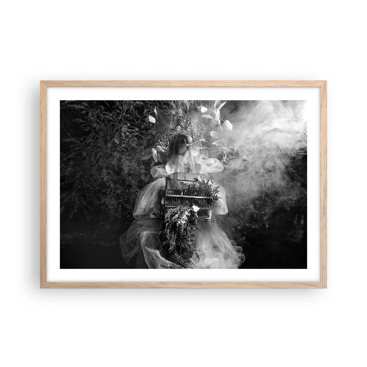 Affiche dans un chêne clair - Poster - Tout simplement Mère Nature - 70x50 cm