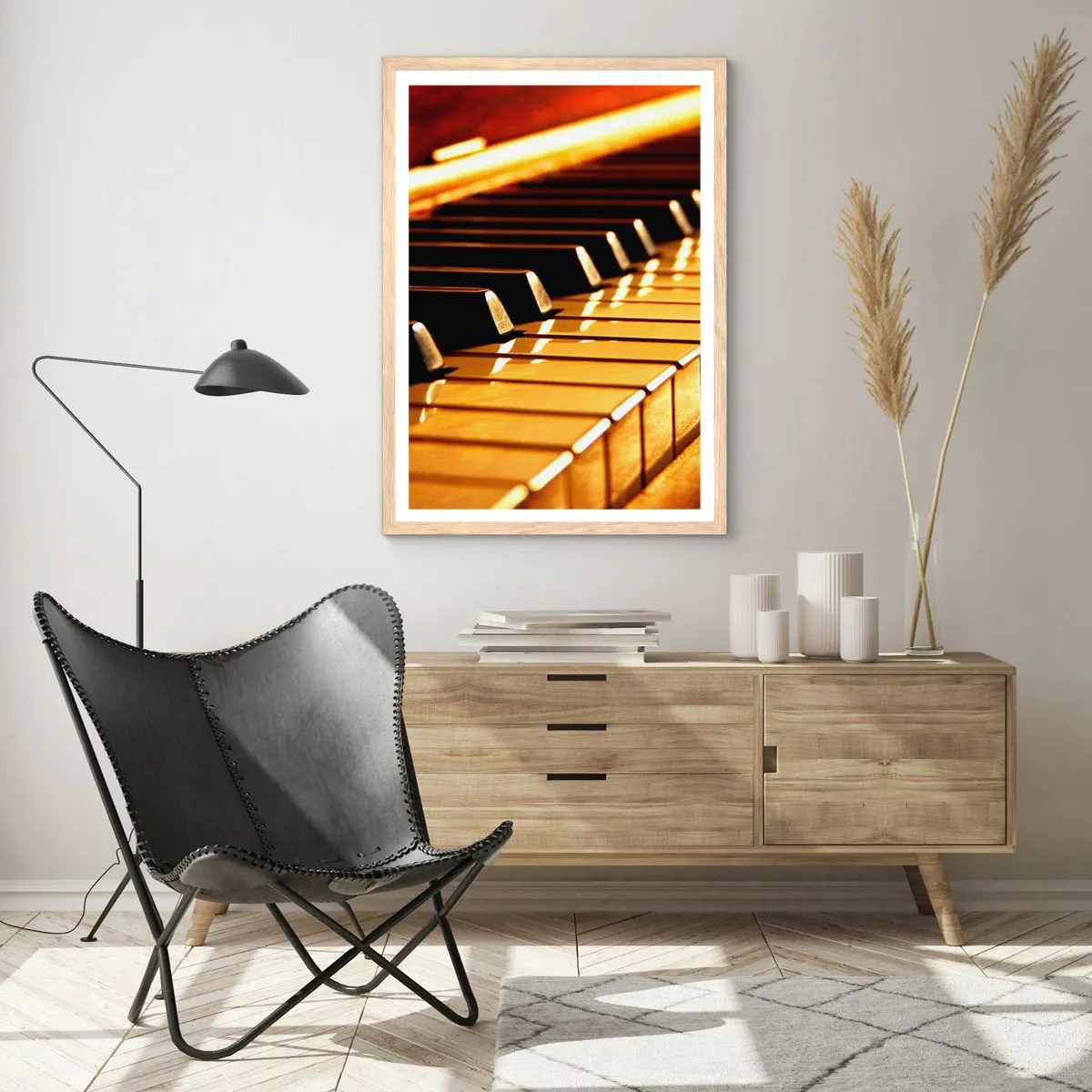 Affiche dans un chêne clair - Poster - Des possibilités infinies - 70x100 cm