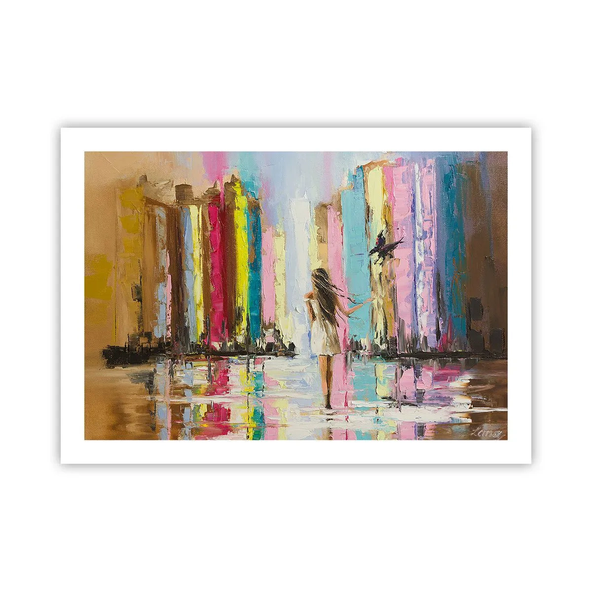 Affiche - Poster - Viens avec moi - 70x50 cm