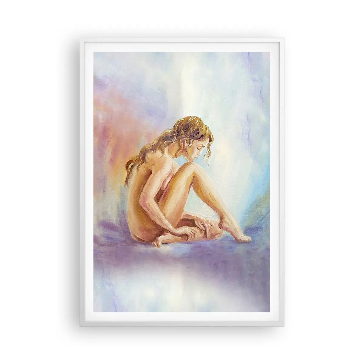 Affiche dans un cadre blanc - Poster - Acte de jeunesse - 70x100 cm