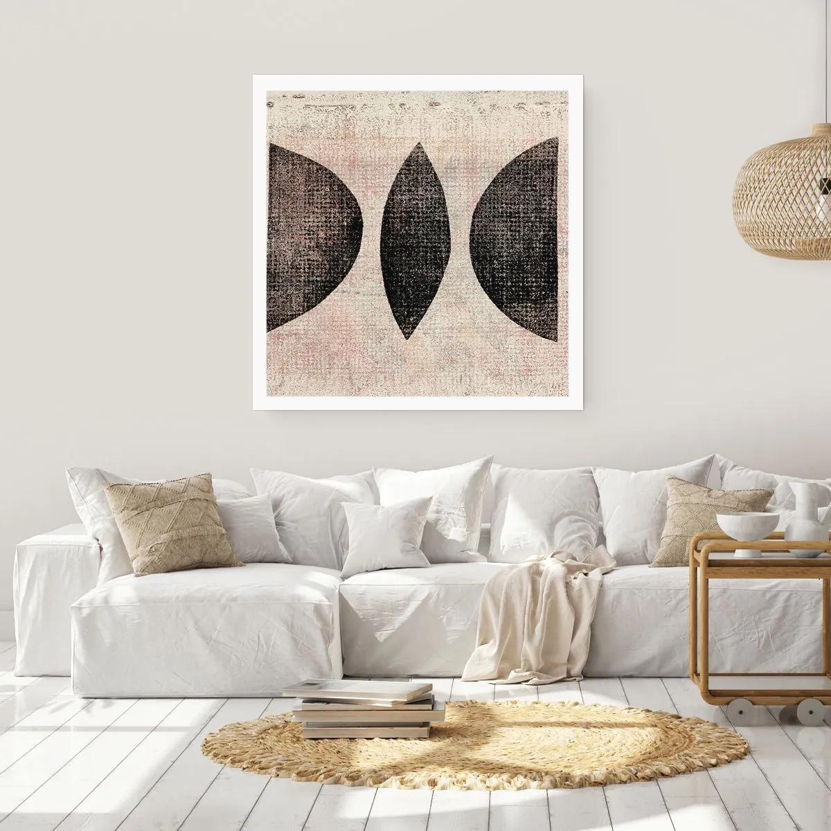 Affiche - Poster - Abstraction ethnique - 30x30 cm