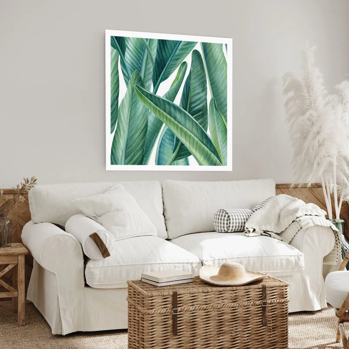 Affiche - Poster - La nature face à elle-même - 60x60 cm