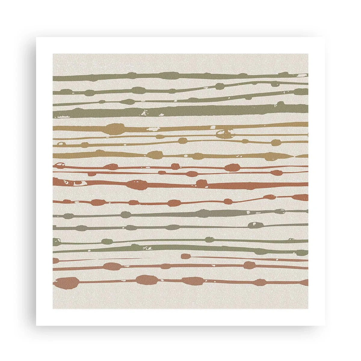 Affiche - Poster - Notation musicale des couleurs - 60x60 cm