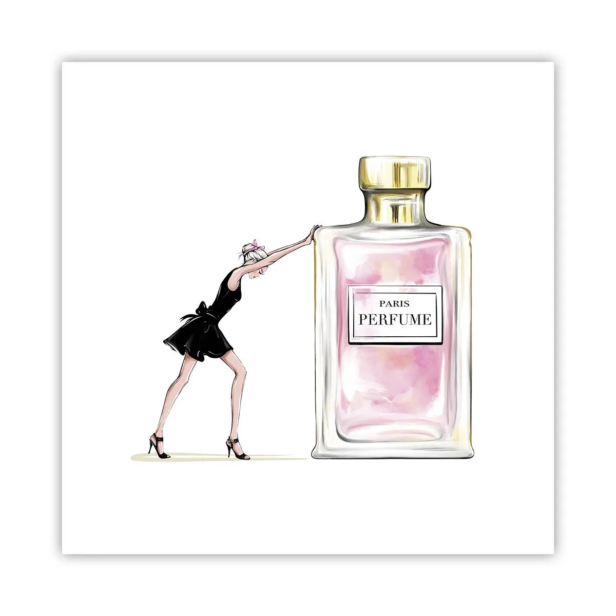 Affiche - Poster - L'essence des femmes - 30x30 cm