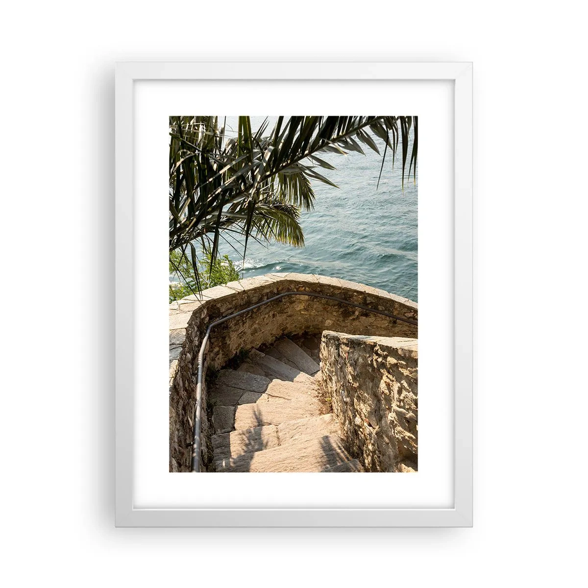Affiche dans un cadre blanc - Poster - Sous le soleil d'Italie - 30x40 cm