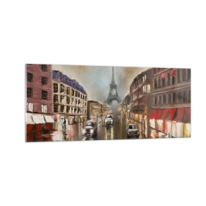 Impression sur verre - Image sur verre - Elle seule compte - 100x40 cm