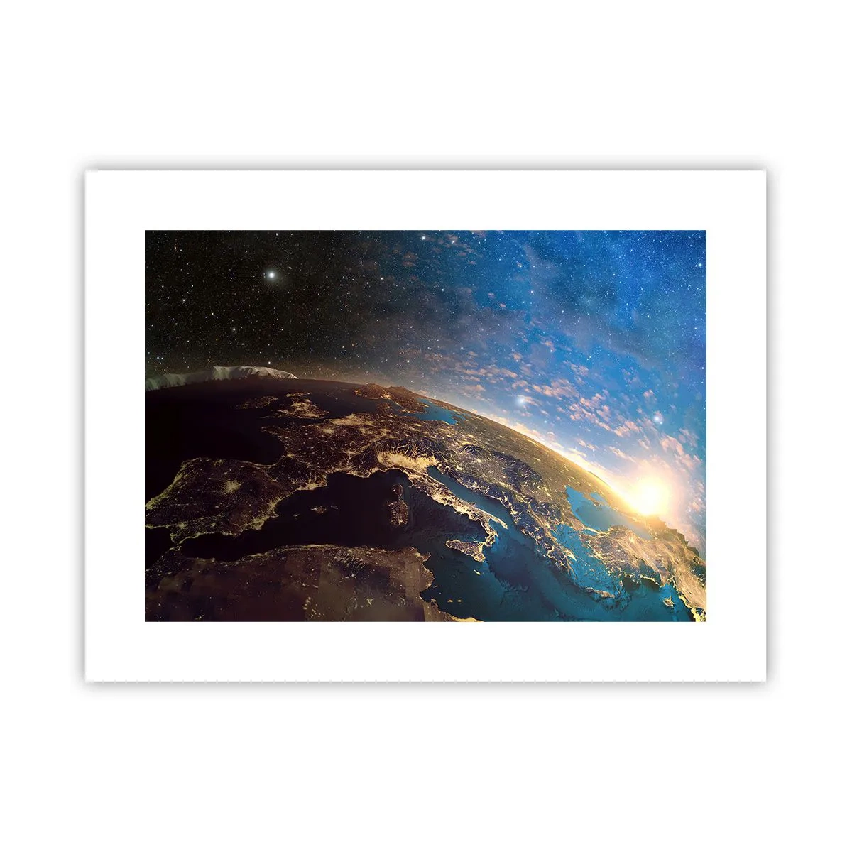 Affiche - Poster - Regardons-nous de loin - 40x30 cm