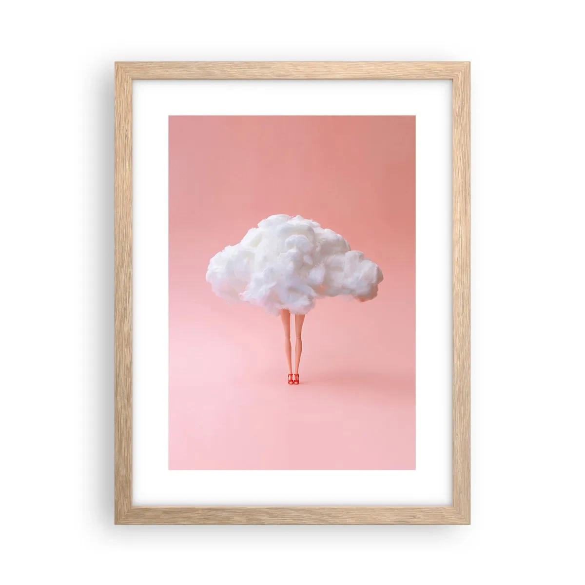 Affiche dans un chêne clair - Poster - Douce promesse - 30x40 cm