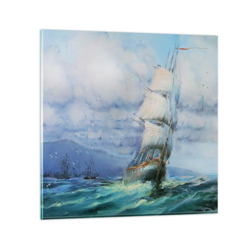 Impression sur verre - Image sur verre - Vents favorables - 70x70 cm