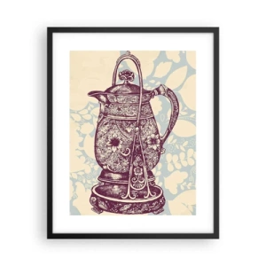 Affiche dans un cadre noir - Poster - La beauté du quotidien - 40x50 cm