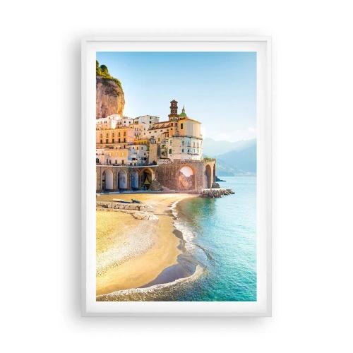 Affiche dans un cadre blanc - Poster - La ville est incroyable - 61x91 cm