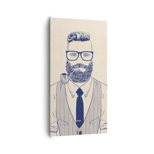 Impression sur toile - Image sur toile - Gai, masculin et à la mode - 65x120 cm