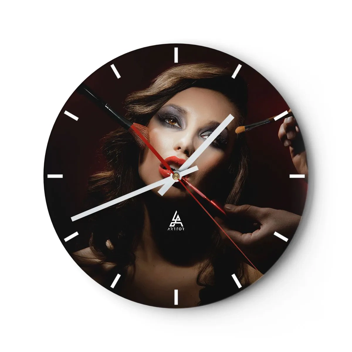 Horloge murale - Pendule murale - Belle rêveuse - 40x40 cm