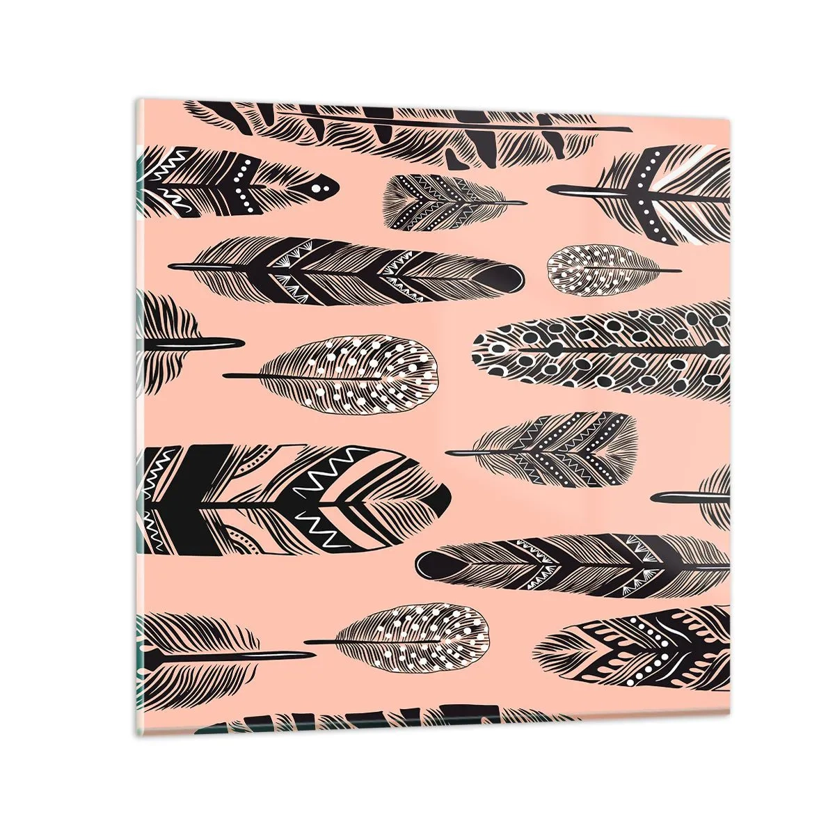 Impression sur verre - Image sur verre - Collection indienne - 70x70 cm