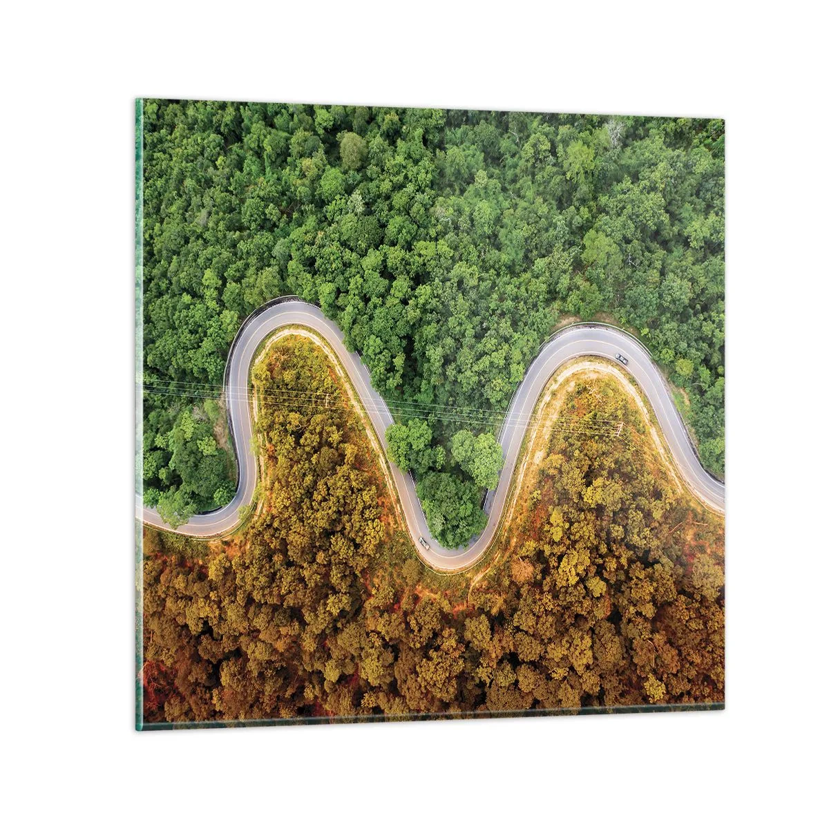 Impression sur verre - Image sur verre - Frontieres et differences - 60x60 cm