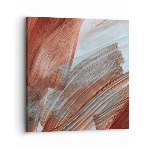 Impression sur toile - Image sur toile - Abstraction venteuse et automnale - 30x30 cm