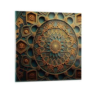 Impression sur verre - Image sur verre - Dans une ambiance arabe - 40x40 cm
