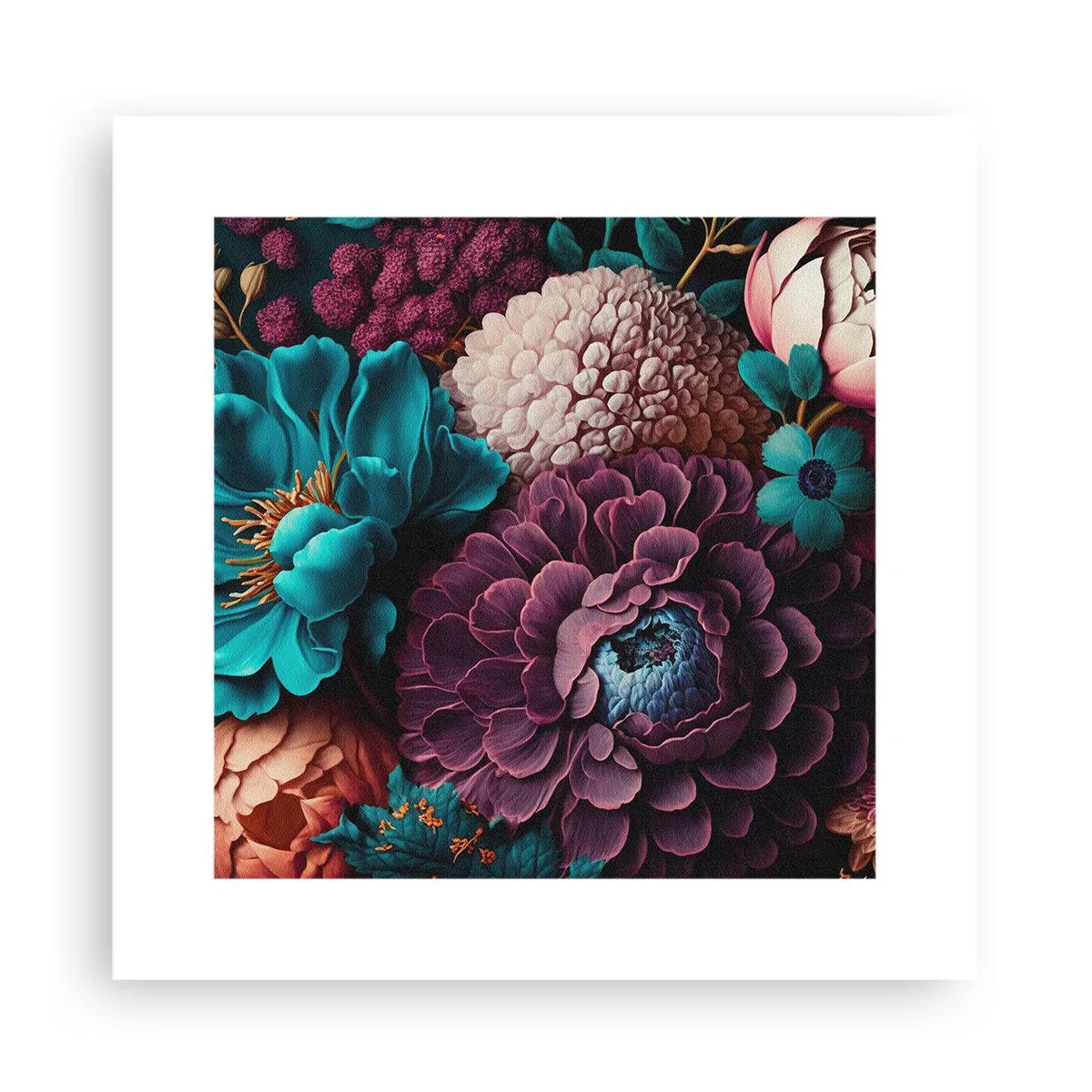 Affiche - Poster - La nature en abondance - 30x30 cm