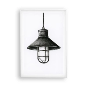 Affiche dans un cadre blanc - Poster - Comme il y a des années… - 61x91 cm