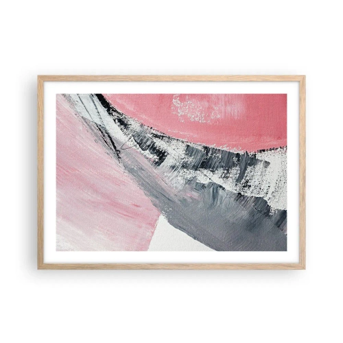 Affiche dans un chêne clair - Poster - Composition assortie - 70x50 cm