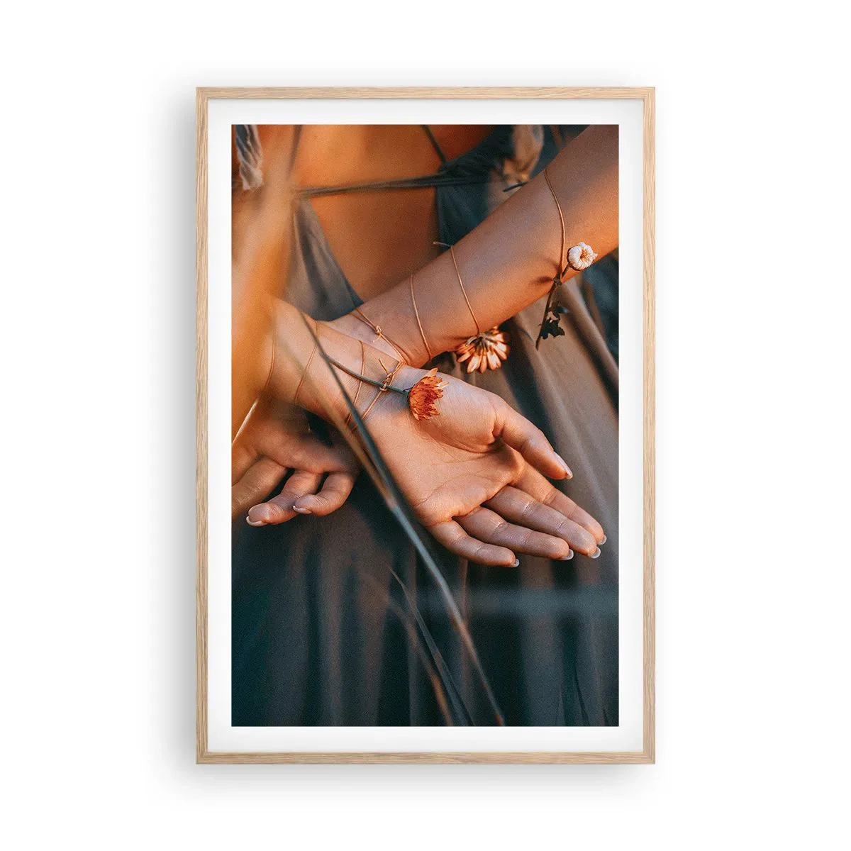 Affiche dans un chêne clair - Poster - Liée à la nature - 61x91 cm