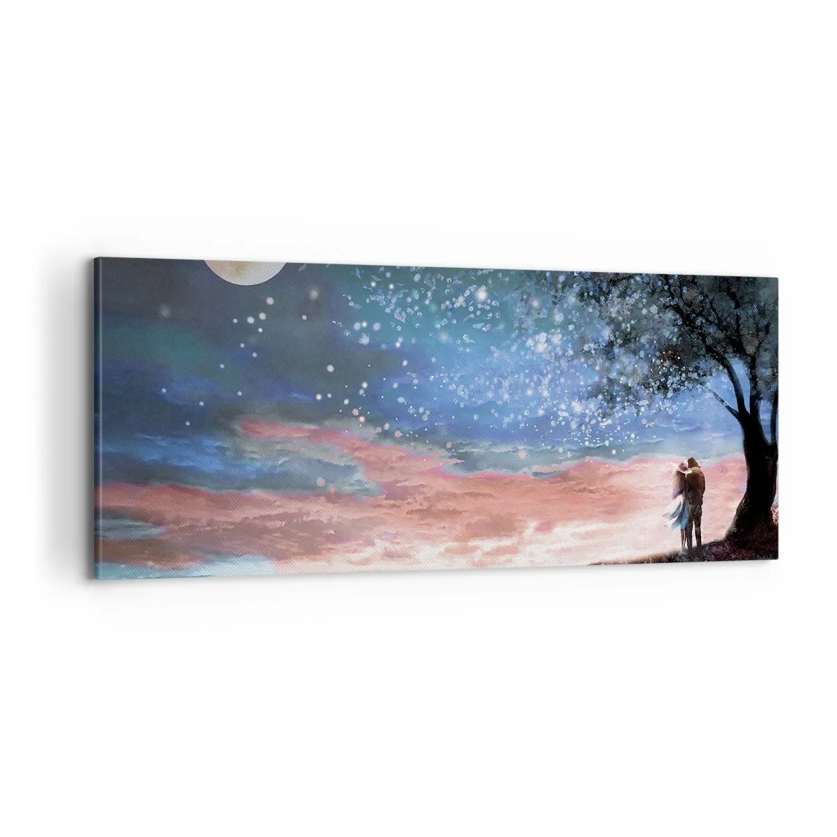 Impression sur toile - Image sur toile - Spectacle étoilé - 100x40 cm