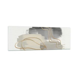 Impression sur verre - Image sur verre - Durée et mouvement - 90x30 cm