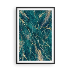 Affiche dans un cadre noir - Poster - Mine d'or - 61x91 cm