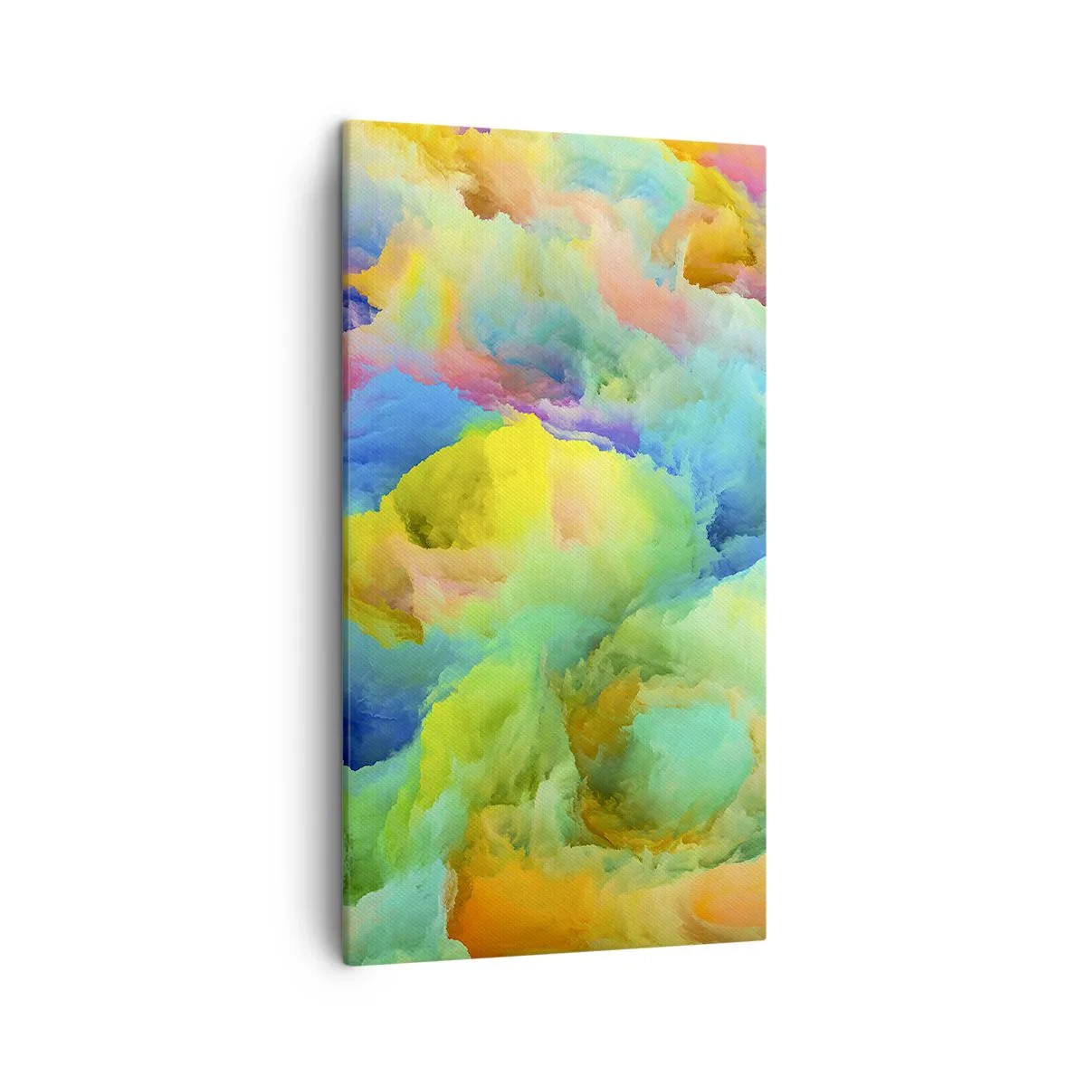 Impression sur toile - Image sur toile - Plumule arc-en-ciel - 45x80 cm