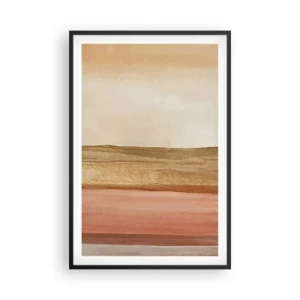 Affiche dans un cadre noir - Poster - Composition verticale - 61x91 cm