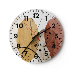 Horloge murale - Pendule murale - Léger et transparent comme l'air - 40x40 cm