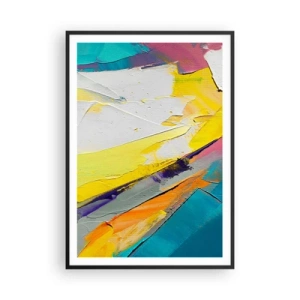 Affiche dans un cadre noir - Poster - Anatomie du monde - 70x100 cm