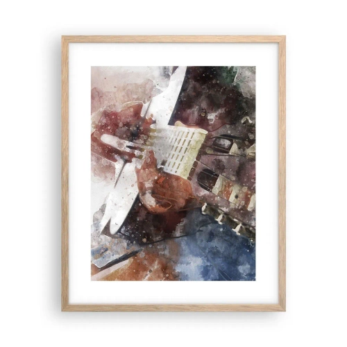 Affiche dans un chêne clair - Poster - Et qu'en pensez-vous ? - 40x50 cm