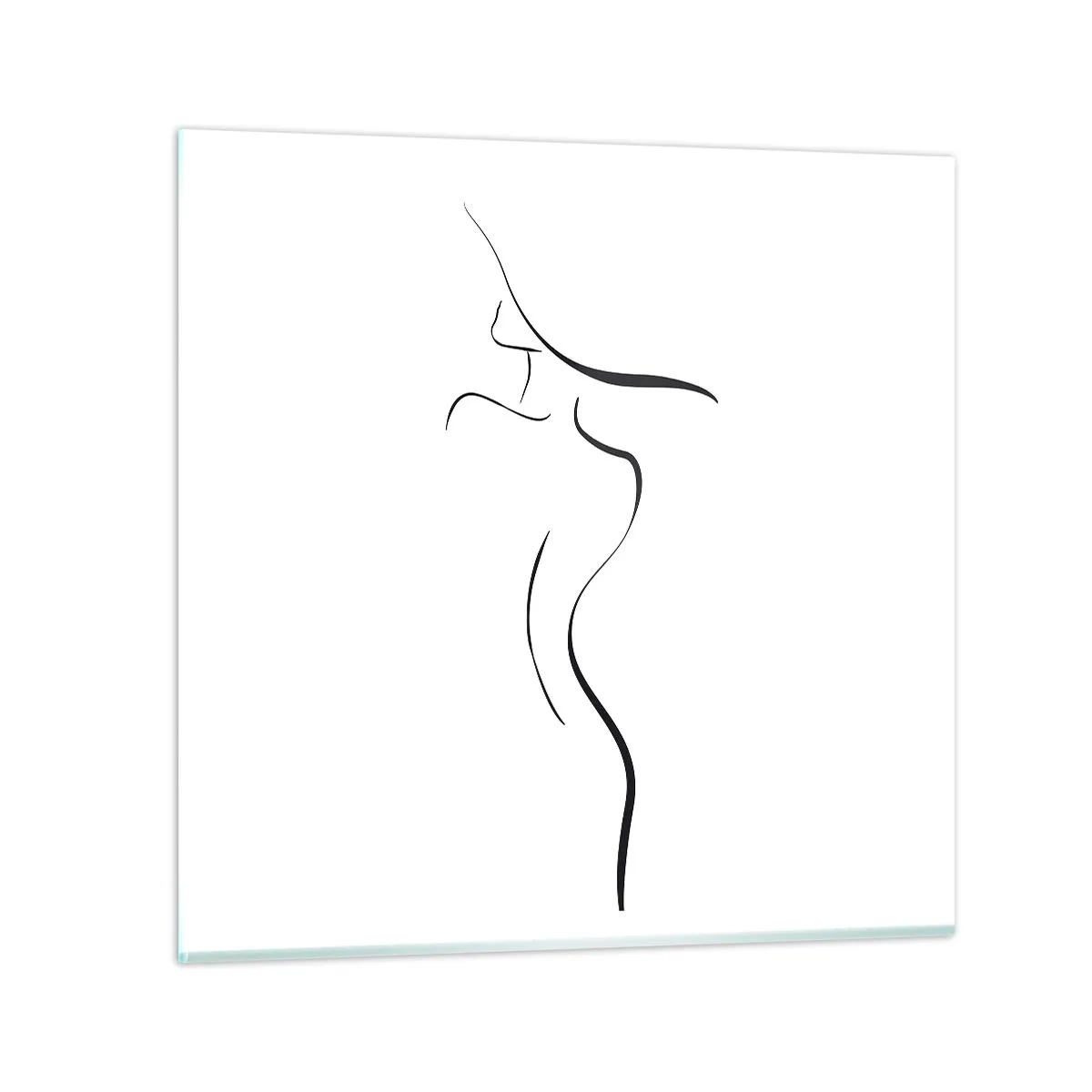 Impression sur verre - Image sur verre - Insaisissable comme une vague - 60x60 cm