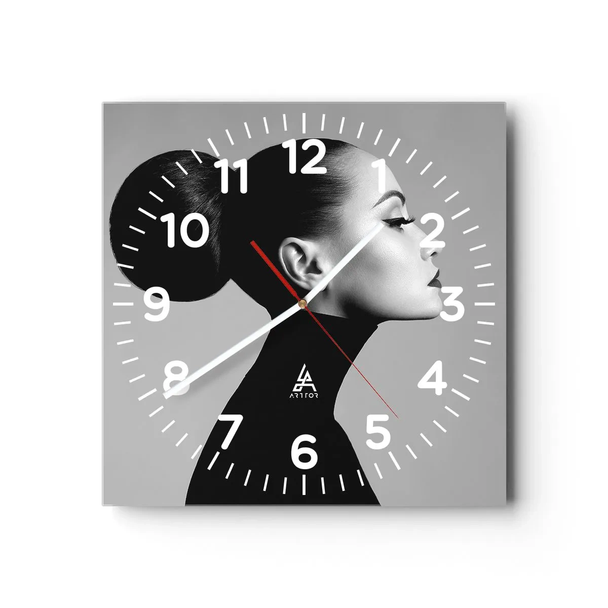 Horloge murale - Pendule murale - Néfertiti moderne - 40x40 cm