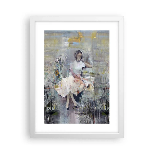 Affiche dans un cadre blanc - Poster - Classique et moderne - 30x40 cm