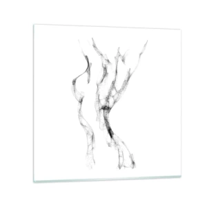 Impression sur verre - Image sur verre - Belle et forte - 30x30 cm