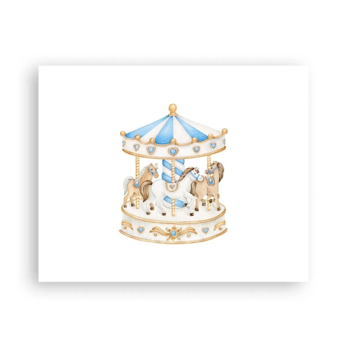 Affiche - Poster - Douce enfance - 50x40 cm