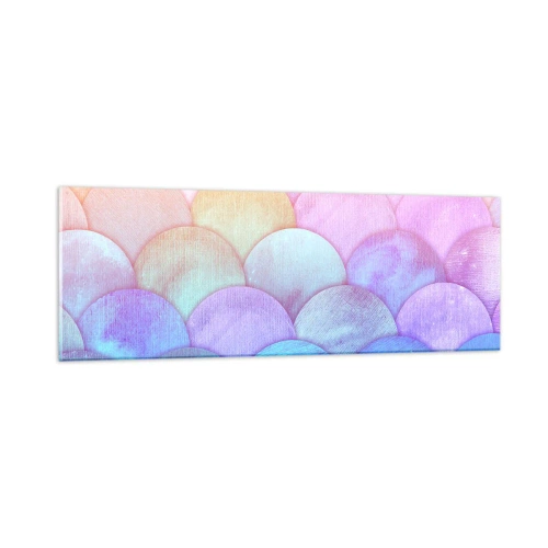 Impression sur verre - Image sur verre - Écailles de perles - 90x30 cm