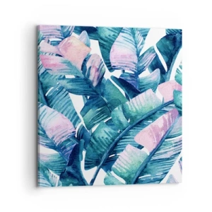 Impression sur toile - Image sur toile - Dans une bananeraie - 70x70 cm