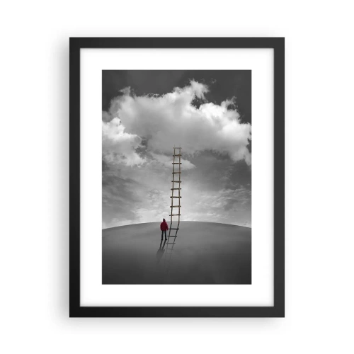 Affiche dans un cadre noir - Poster - Tout est possible - 30x40 cm