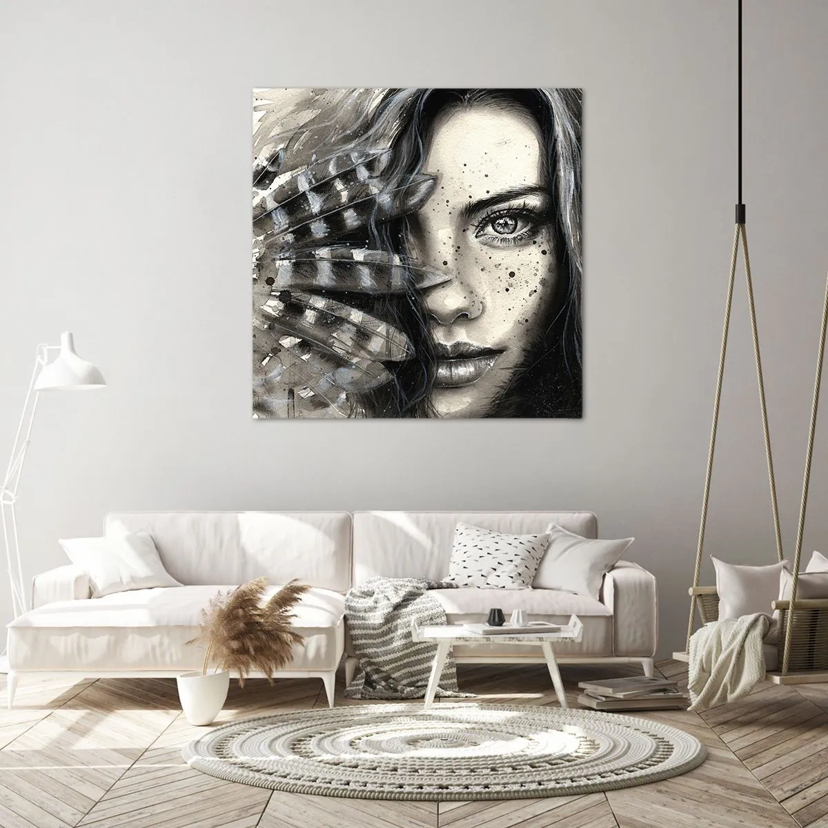 Impression sur toile - Image sur toile - Beauté sauvage - 30x30 cm