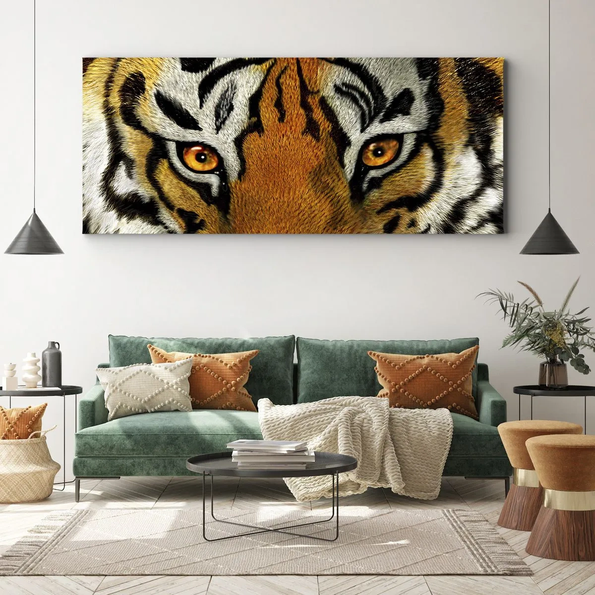 Impression sur toile - Image sur toile - Terrible et beau - 100x40 cm